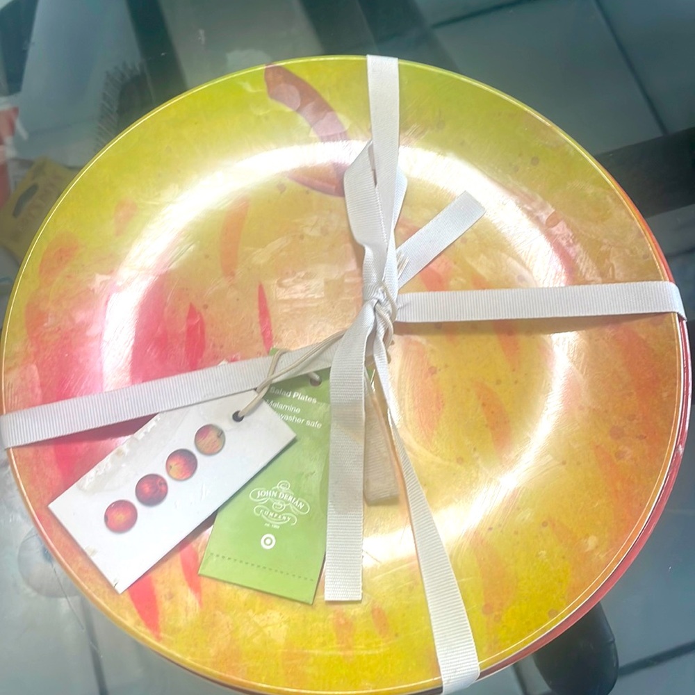 John Derian by Target 4 salad plate Melamine .